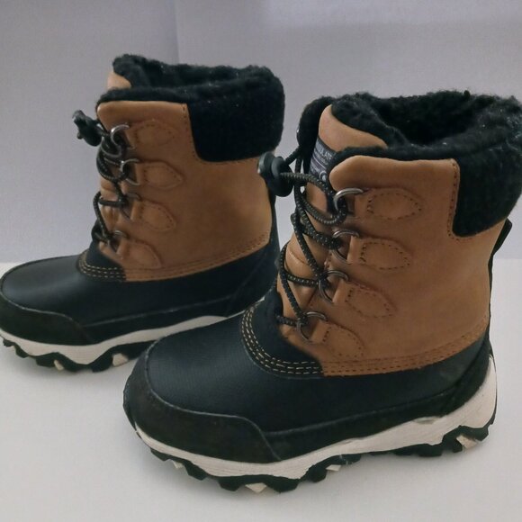 3M Unisex Youth Water Resistant Sole Insulated Boots Tan Size 7 - Picture 3 of 9
